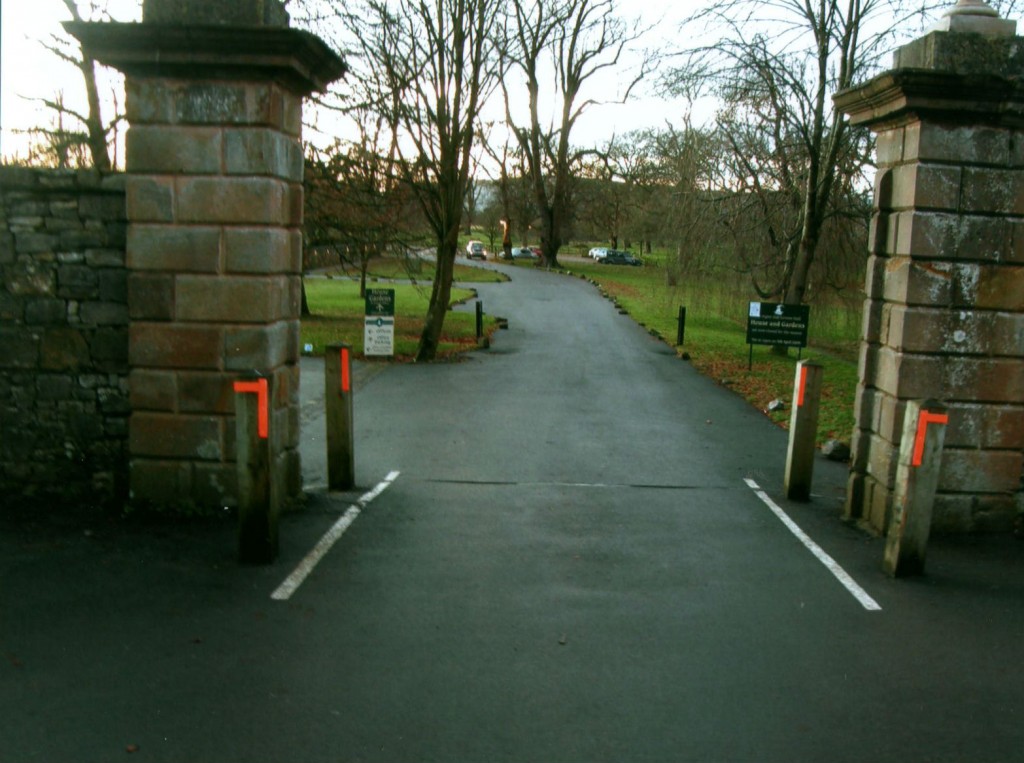 levens hall has new tarmac driveway