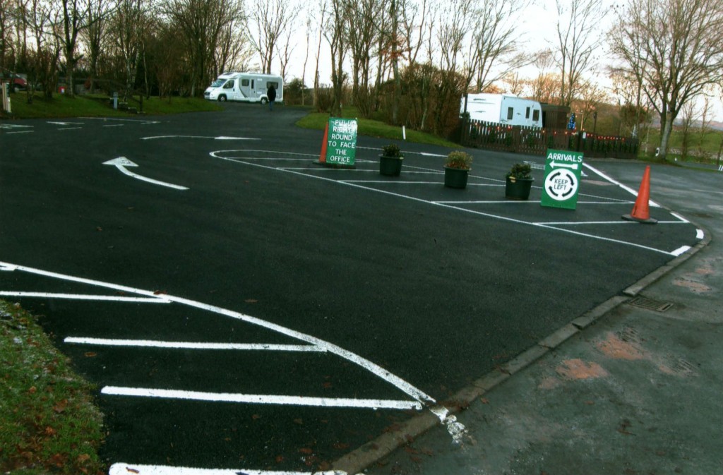 meathop fell road markings repainted