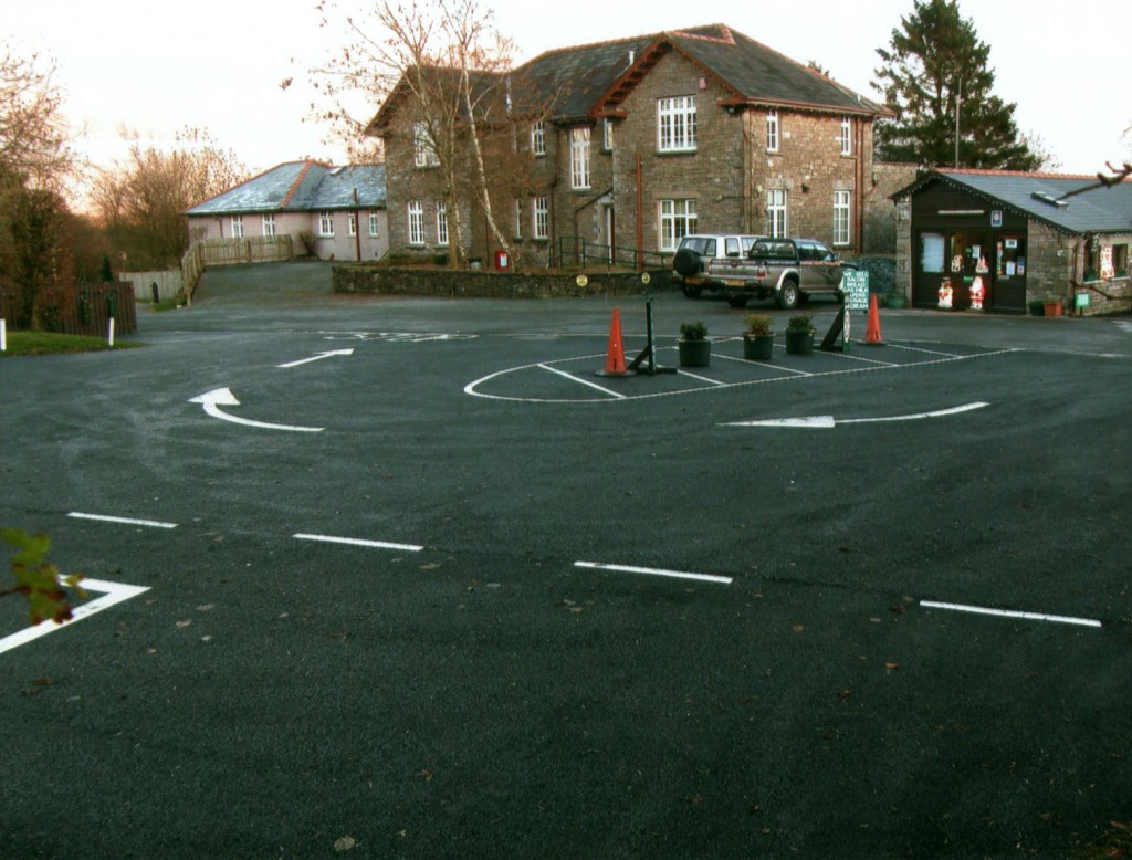 meathop fell road markings repainted