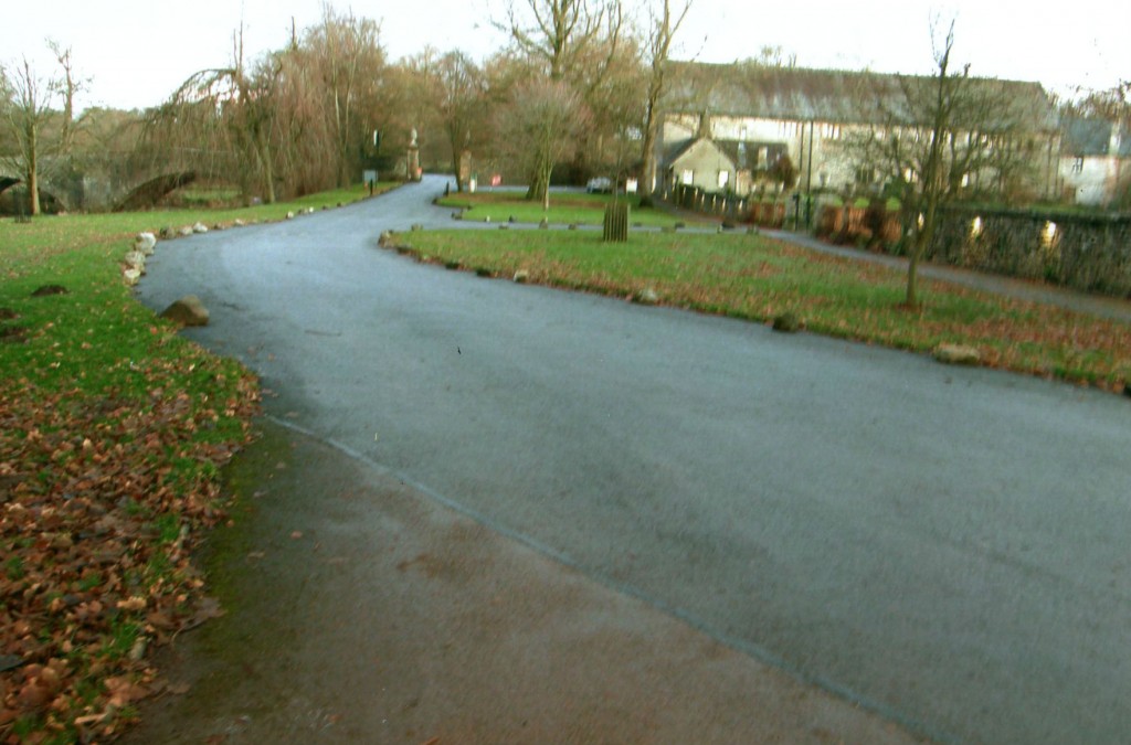 resurfaced road in Levens valley