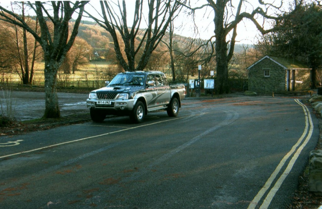 monk car park new tarmac and road markings